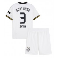 Borussia Dortmund Waldemar Anton #3 Tredje trøje Børn 2024-25 Kortærmet (+ Korte bukser)